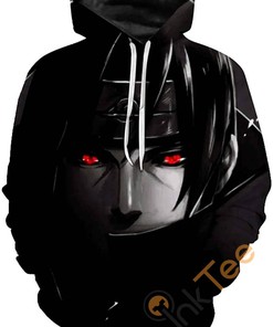 Cosplay Naruto All Over Print 3D Hoodie With Front Pocket (14