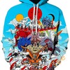Cosplay Naruto All Over Print 3D Hoodie With Front Pocket (3