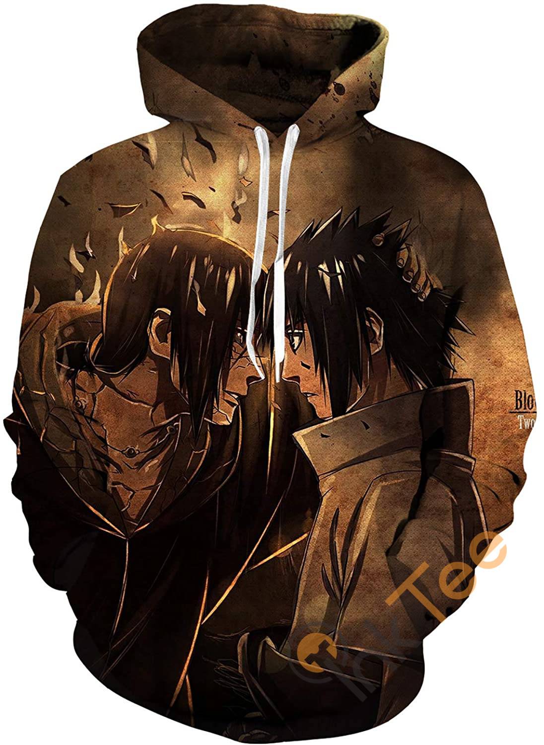 Cosplay Naruto All Over Print 3D Hoodie With Front Pocket (5