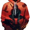 Cosplay Naruto All Over Print 3D Hoodie With Front Pocket (6
