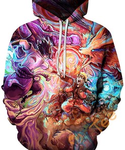 Cosplay Naruto All Over Print 3D Hoodie With Front Pocket (8