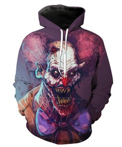 Creepy Clown Scary All Over Print 3D Hoodie
