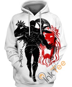 Crimson Escanor All Over Print 3D Hoodie
