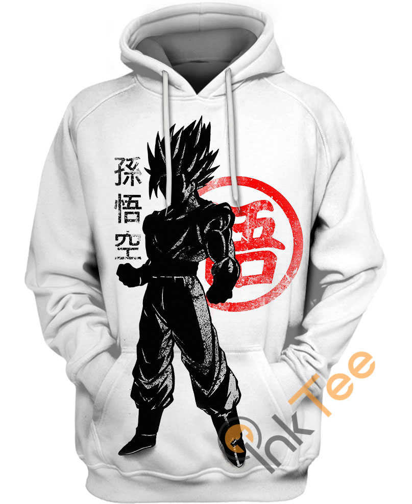 Crimson Goku All Over Print 3D Hoodie
