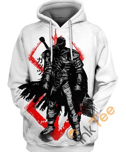 Crimson Guts Berserk All Over Print 3D Hoodie