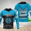 Cronulla Sutherland 3D Hoodie - Personalized Custom Name All Over Printed Hoodie