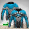 Cronulla Sutherland Metal 3D All Over Print Zip Up Hoodie - Personalized Custom Name Hoodie