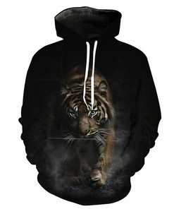 Crouching Tiger All Over Print 3D Hoodie