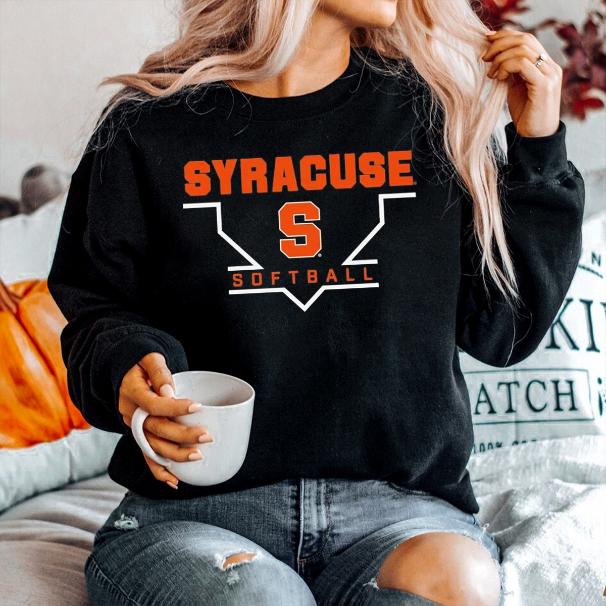 Cuse Shop Syracuse Orange Homeplate Softball Shirt - Show Your Support for Syracuse Basketball