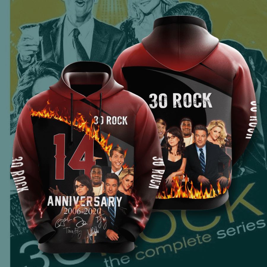 Custom 3D Hoodie - 30 Rock Theme