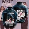 Custom All Over Print 3D Hoodie For Party Down Fans