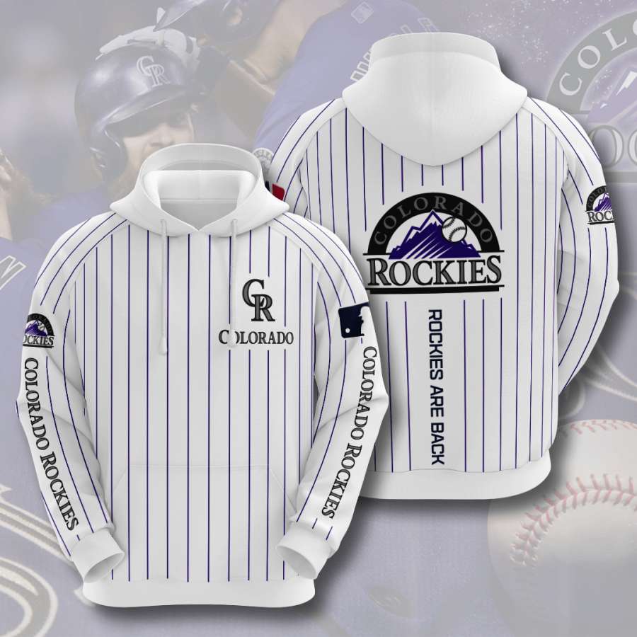 Custom All Over Print Colorado Rockies Hoodie 3D - Add Some Color To Your Wardrobe