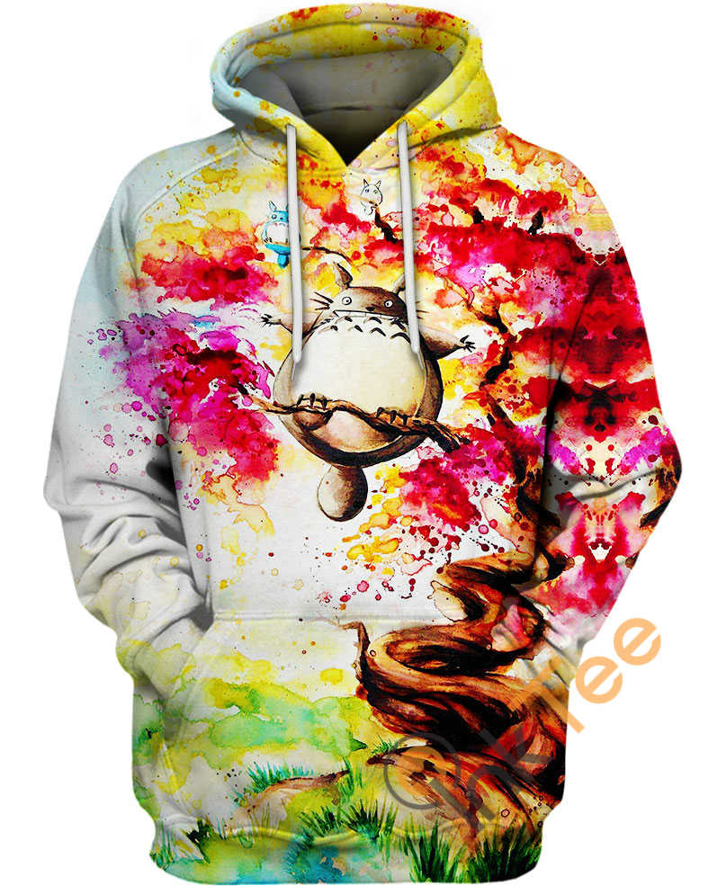 Custom All Over Print Colorful Tree Hoodie 3D