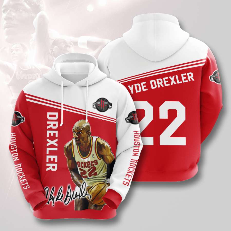 Custom All Over Print Houston Rockets Hoodie - 3D