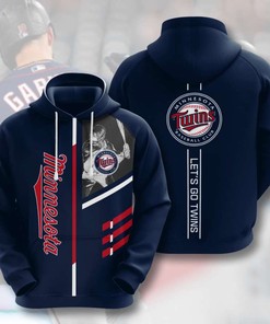 Custom All Over Print Minnesota Twins Hoodie With Vibrant 3D Design