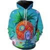 Custom All Over Print Spongebob Pineapple Cartoon Hoodie 3D