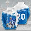 Custom All Over Print Sports Team Barry Sanders Detroit Lions Hoodie 3D