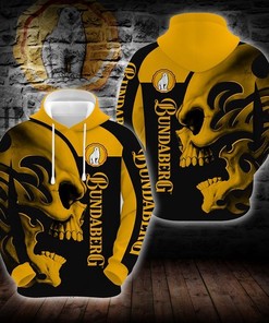 Custom All Over Print Sports Team Bundaberg Rum Skull Hoodie 3D