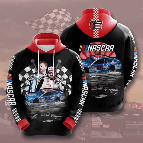 Custom All Over Print Sports Team Dale Earnhardt Jr Nascar Hoodie 3D