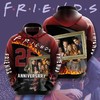Custom All Over Print Sports Team Friends Movie Character Anniversary Hoodie 3D