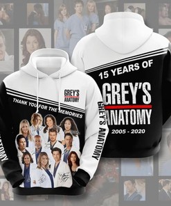 Custom All Over Print Sports Team Grey'S Anatomy Movie Character Anniversary Hoodie 3D
