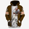 Custom All Over Print Sports Team Jim Brow Signature Jersey Hoodie 3D