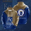 Custom All Over Print Sports Team Kansas City Royals Hoodie 3D