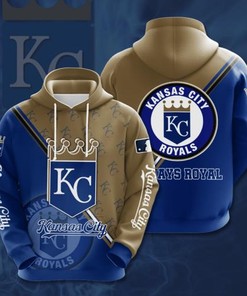 Custom All Over Print Sports Team Kansas City Royals Hoodie 3D