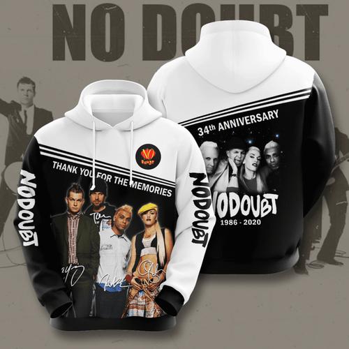 Custom All Over Print Sports Team No Doubt Hoodie 3D
