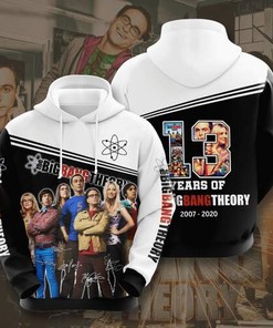 Custom All Over Print Sports Team The Big Bang Theory Movie Character Anniversary Hoodie 3D