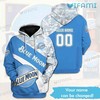 Custom Blue Moon Beer 3D Hoodie With Custom Name - Perfect Gift For Beer Lovers