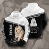 Custom Britney Spears 3D Hoodie - 3D Printed Hoodies 