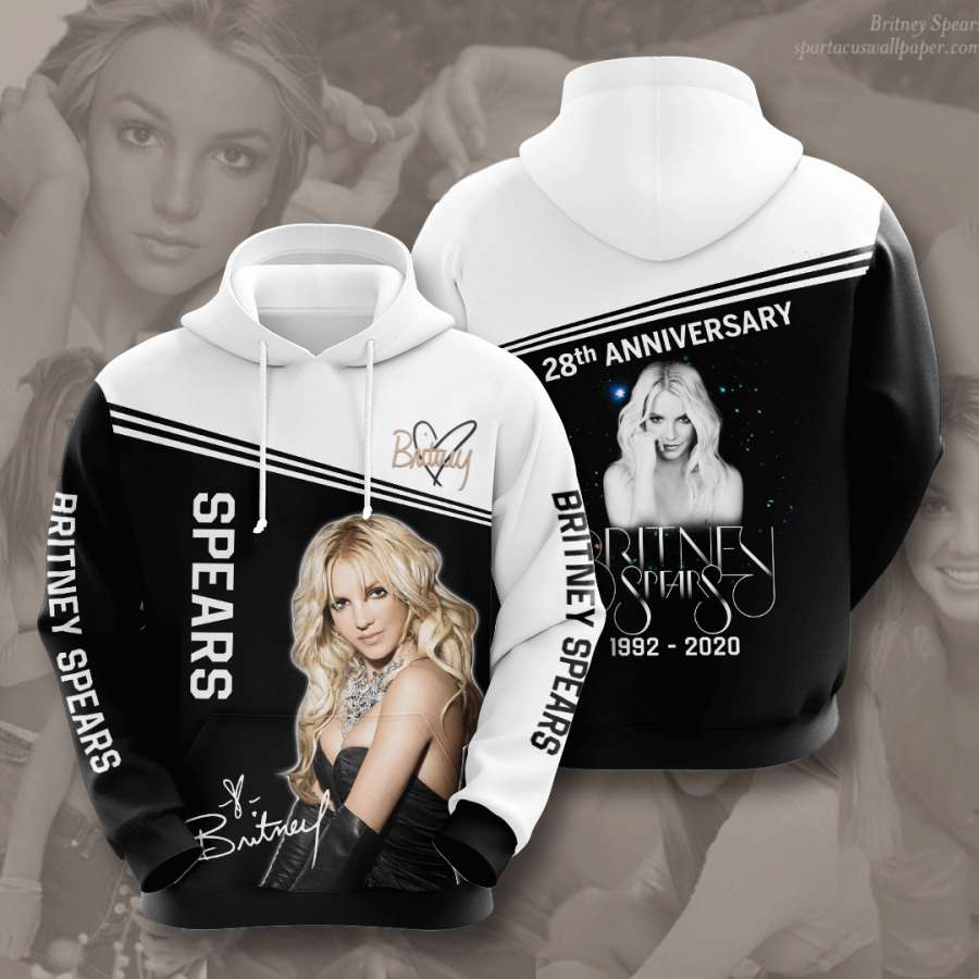 Custom Britney Spears 3D Hoodie - 3D Printed Hoodies
