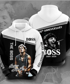 Custom Bruce Springsteen 3D Hoodie - Full Size 3D Print Hoodies