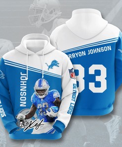 Custom Detroit Lions All Over Print Hoodie - Sports Fan Essential