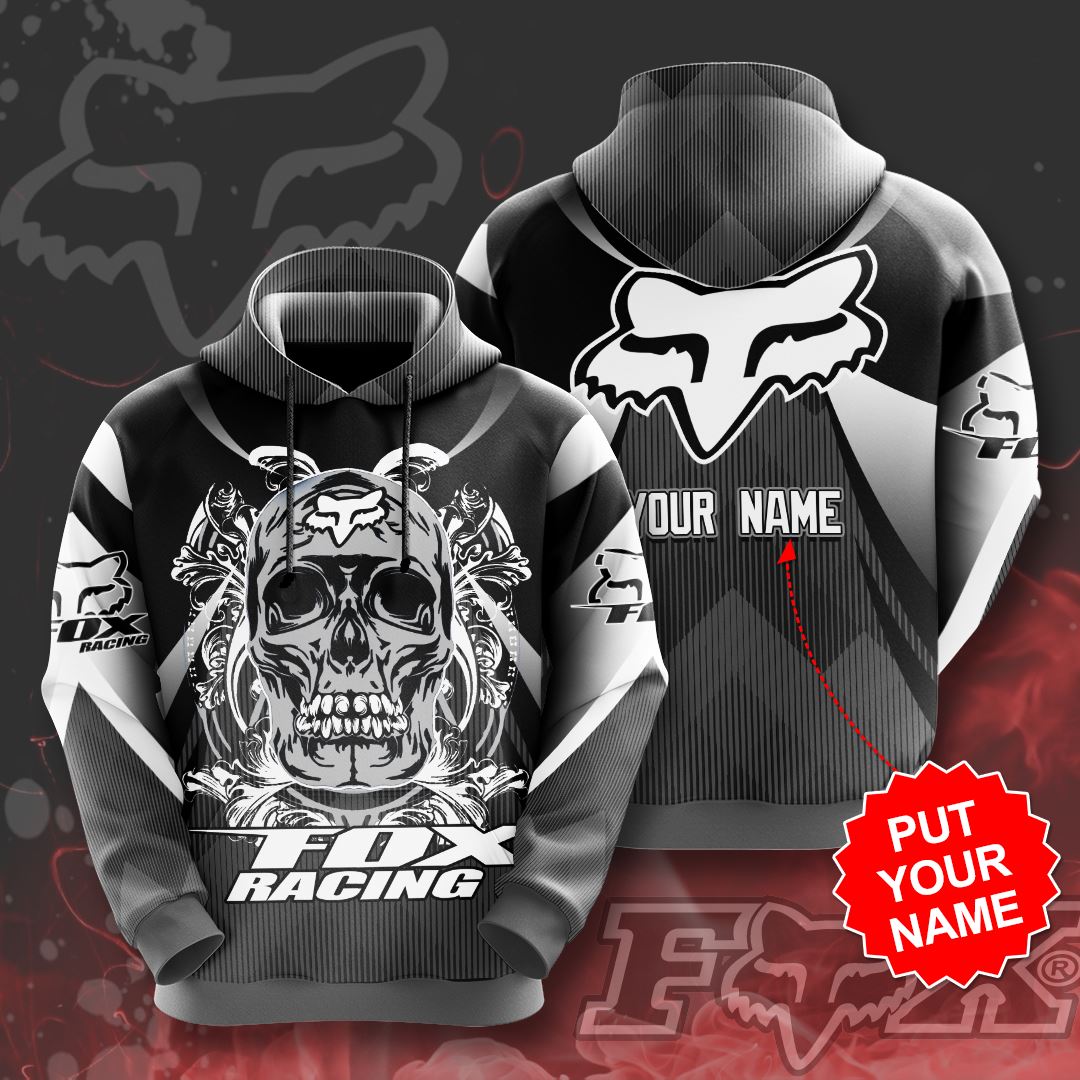 Custom Fox Racing Sport 3D All Over Print Hoodie For Men