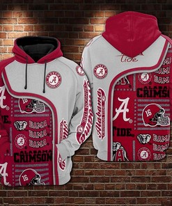 Custom Hoodie Skull Alabama Crimson Tide 3D Hoodie - Unisex Hoodie For Fans