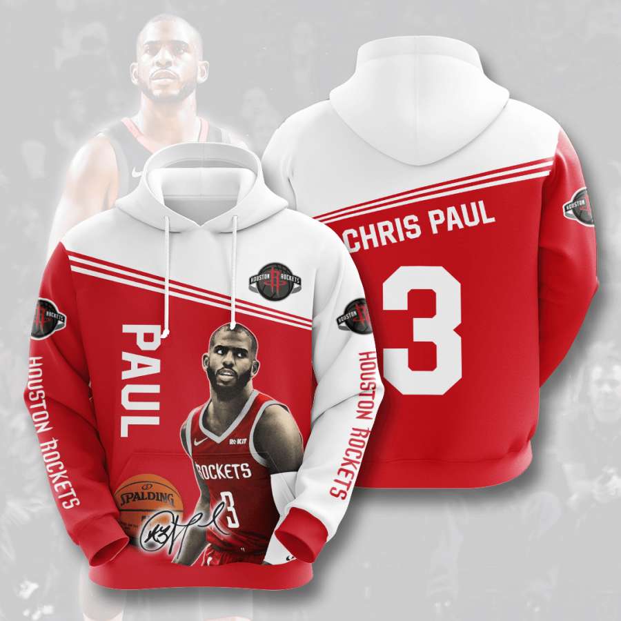 Custom Houston Rockets Hoodie - 3D All Over Print