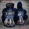 Custom Indianapolis Nfl Football Zip-Up Hoodie - 3D All Over Print 
