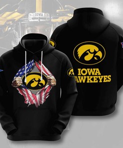 Custom Iowa All Over Print Hoodie - 3D 