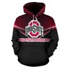 Custom Ohio State Buckeyes 3D Printed Hoodie/Zipper Hoodie For Men And Women 