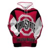 Custom Ohio State Buckeyes 3D Printed Hoodie/Zipper Hoodie For Men And Women