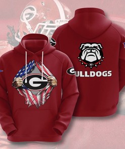 Custom Sport All Over Print Georgia Bulldogs Hoodie 3D - Perfect Gift Idea