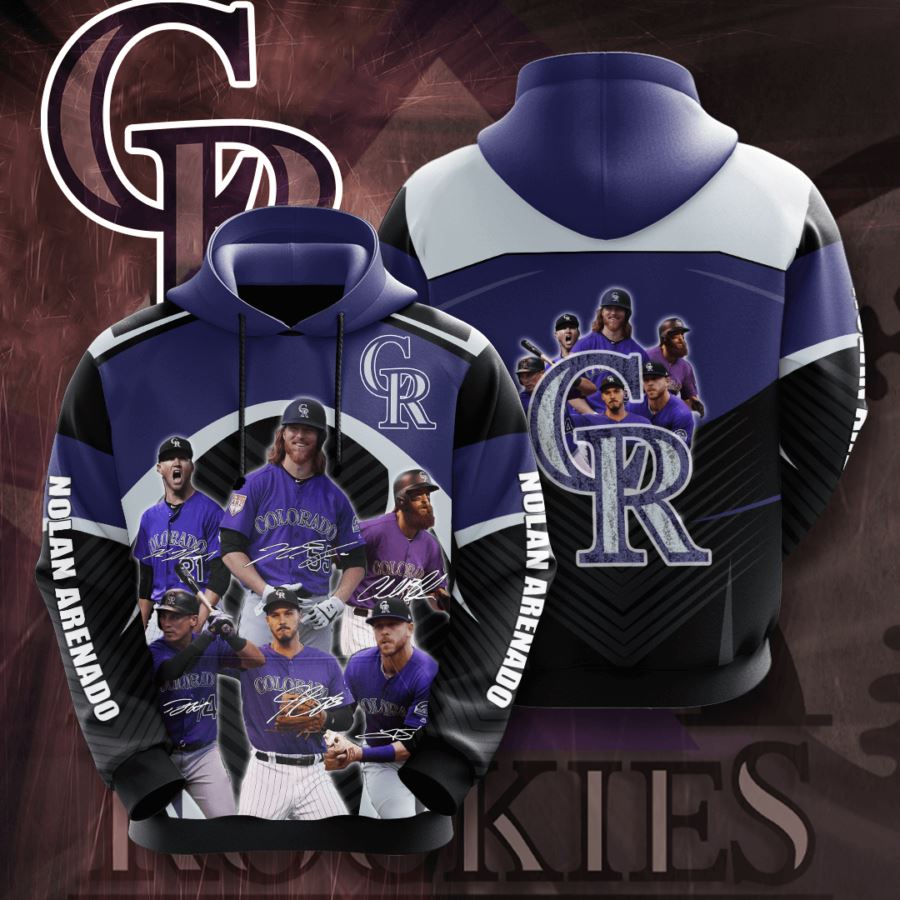 Custom Sport All Over Print Hoodie 3D - Colorado Rockies Edition