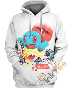 Custom Squirtle Hoodie - 3D All Over Print 