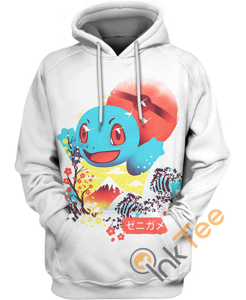 Custom Squirtle Hoodie - 3D All Over Print