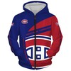Customized Gift For Montreal Canadiens Fans: A 3D Zip Hoodie