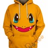 Cute Charmander Face All Over Print Hoodie 3D