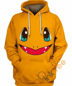 Cute Charmander Face All Over Print Hoodie 3D