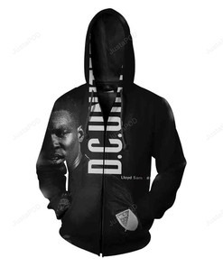 D.C United Football Classic All Over Print Zip Up Hoodie - Get Yours Now! 